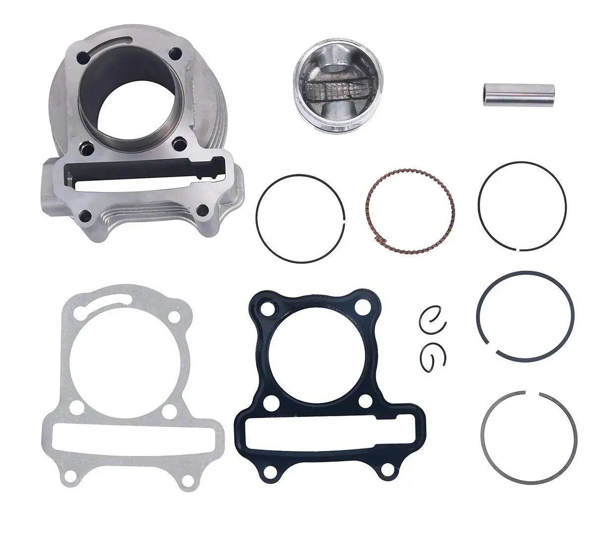 Wingsmoto GY6 80cc Piston Rings Kit 47mm Big Bore Rings Set Moped Scooter 139QMB