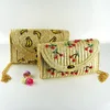 Summer beach shopping small cherry banana fruit chain straw-woven rattan crossbody bag for ladies