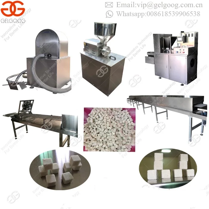 Stainless Steel Full Automatic Coffee Sugar Maker Sugar Cube Making