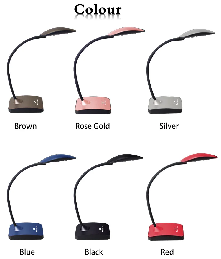 Patented 6 colors 3 brightness levels new product table lamp