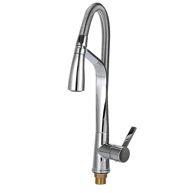 New product siingle handed pull down kitchen accessory sink faucet