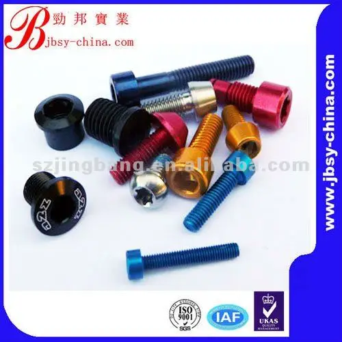 Custommade Color Anodized Aluminum Bolts Buy Aluminum Metric Bolts