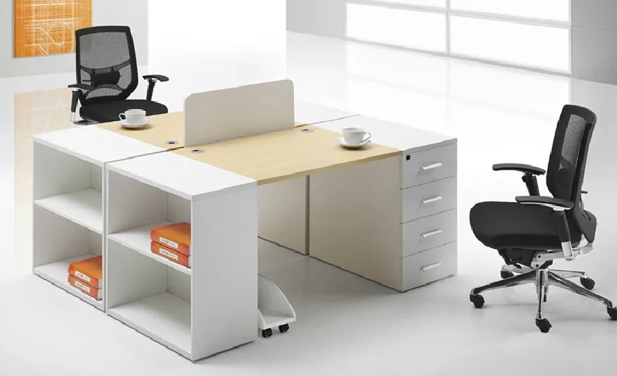 Simple Style Office Workstation 2 Person Reception Desk Buy 2