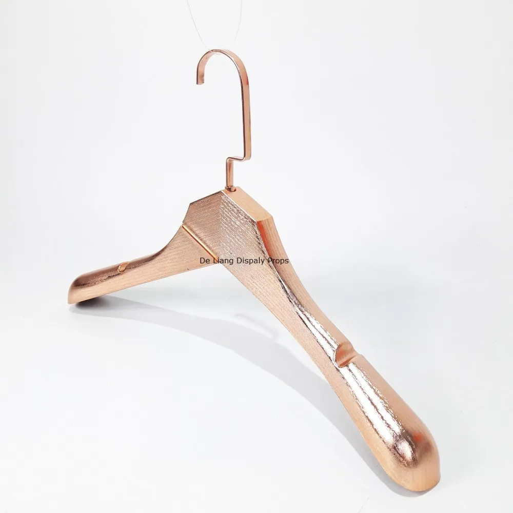 Lady Female Hanger Fashion Rose Gold Metallic Finish Rose Gold Metallic Finish Hanger