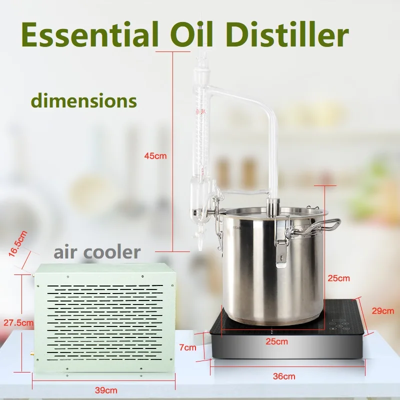 Small Distillation Machine 10L Essential Oil Distiller - Safe & Efficient Distillation