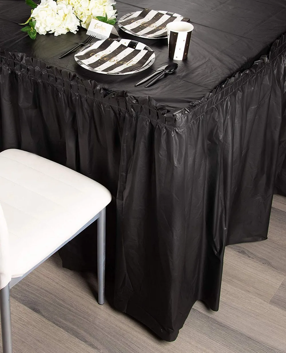 Disposable Premium Table Skirting For Weddings Birthday Party