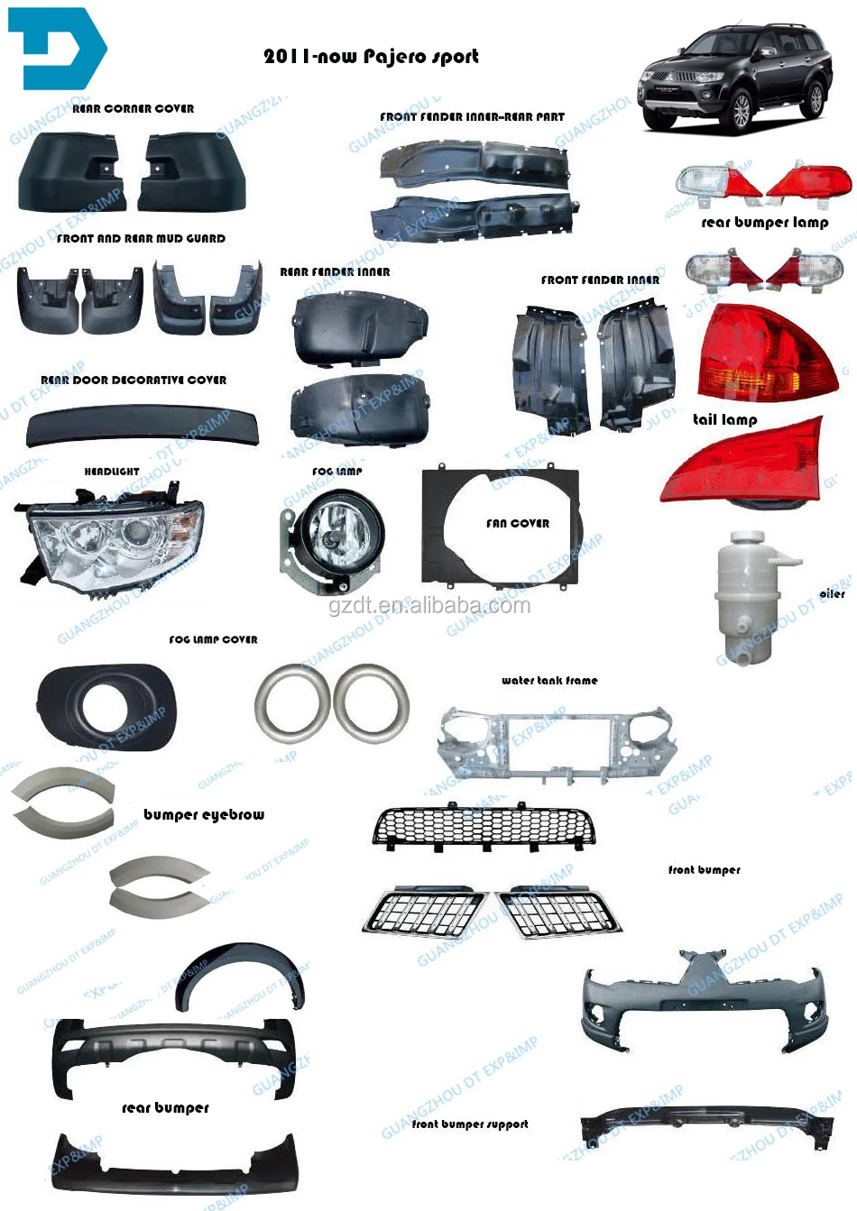 Запчасти паджеро спорт