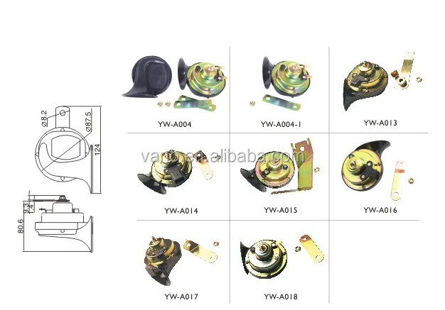 Motorcycle Electric Air Horn 88mm Size Speaker