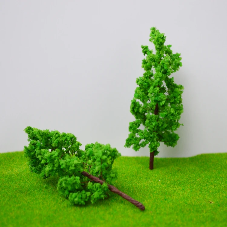 6- 14 cm realistic scale wire tree