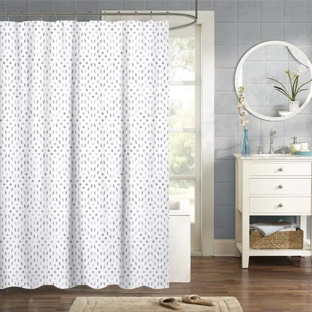 Grey And White Shower Curtain Find Get Quotations Mu Home Decoration Shower Curtain Grey White Abstract Squares Pale Waterproof Mildew Resistant