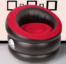 new fashion Jilong inflatable sofa bed bean bag sofa set living room furniture,size 85*85*65CM