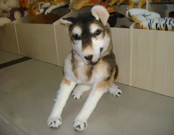 husky dog plush