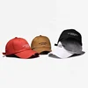 Fitted custom logo ladies 6-panel flip contrast stitching xxl baseball cap with metal clasp