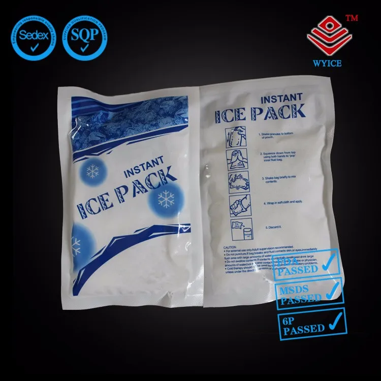 Instant Ice Pack With Ammonium Nitrate 