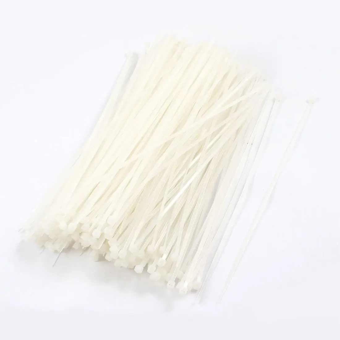 uxcell® Nylon Locking Fastener Pack Cable Tie 2x200mm 500 Pcs