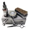 wholesale high quality black beard brush comb Beard for men kit