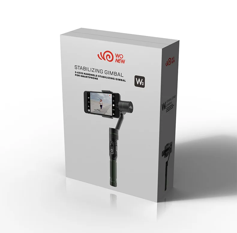 Smartphone 3 axis handheld brushless video gimbal stabilzier for sale