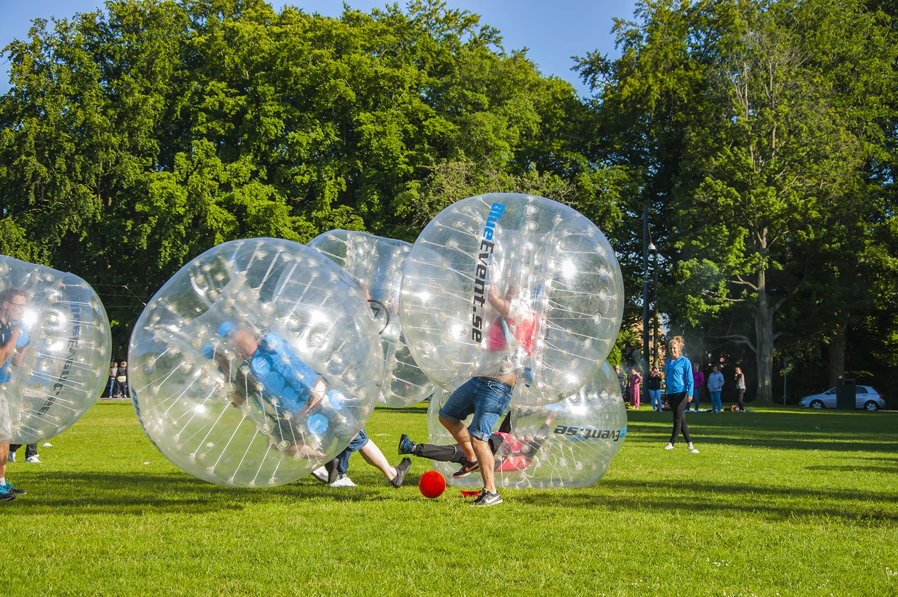 TPU Soccer Bubble / Inflatable Bumper Ball / PVC Bubble Football For Sport