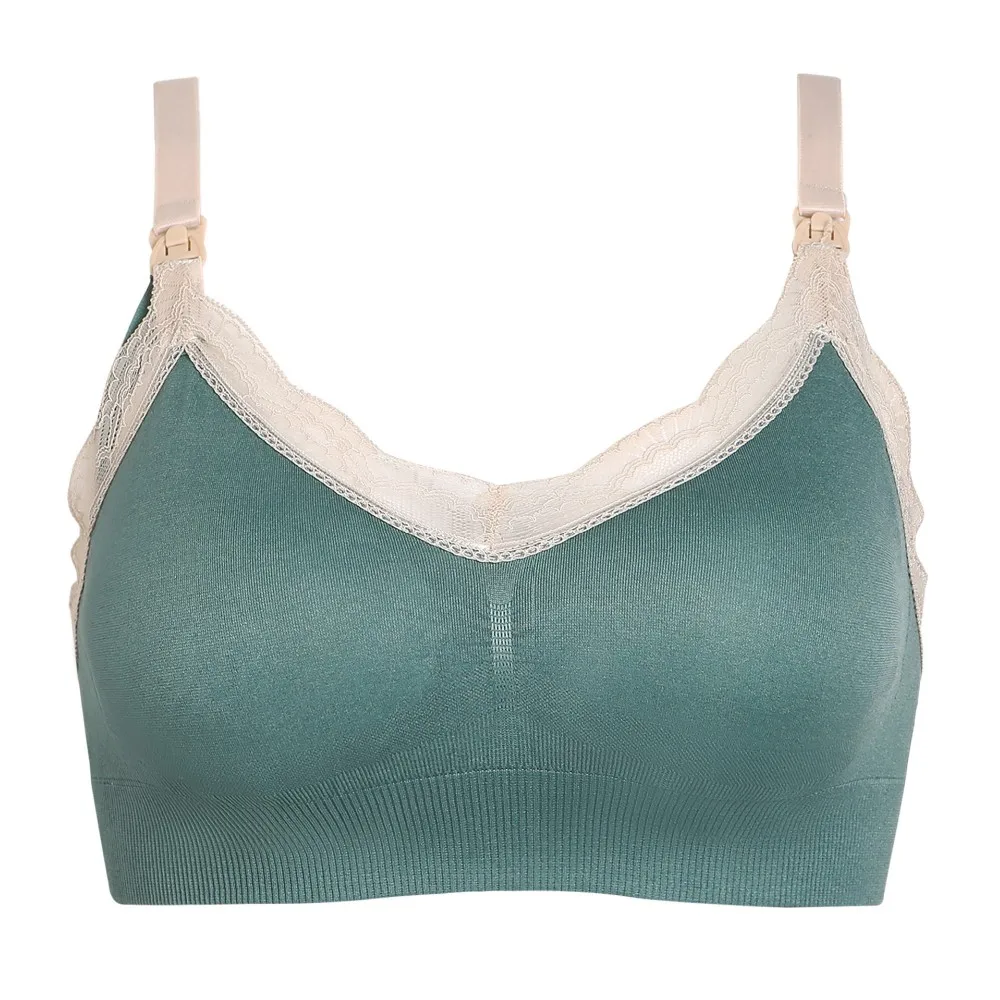 Wholesale Seamless Maternity Nursing Bra Good Support Breastfeeding Bra ...