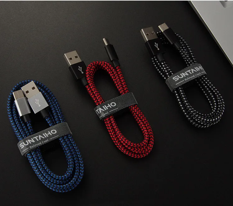 USB Type C Cable 3/6/6/10FT USB C date Cable Nylon Braided Type c charger cord Fast Charging - ANKUX.COM