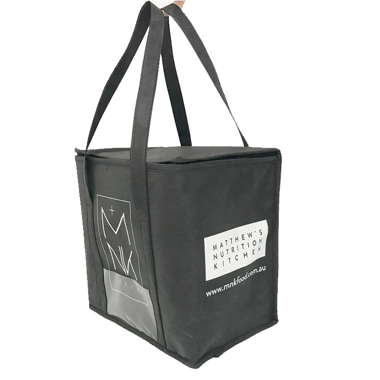 tote cooler bag with zipper