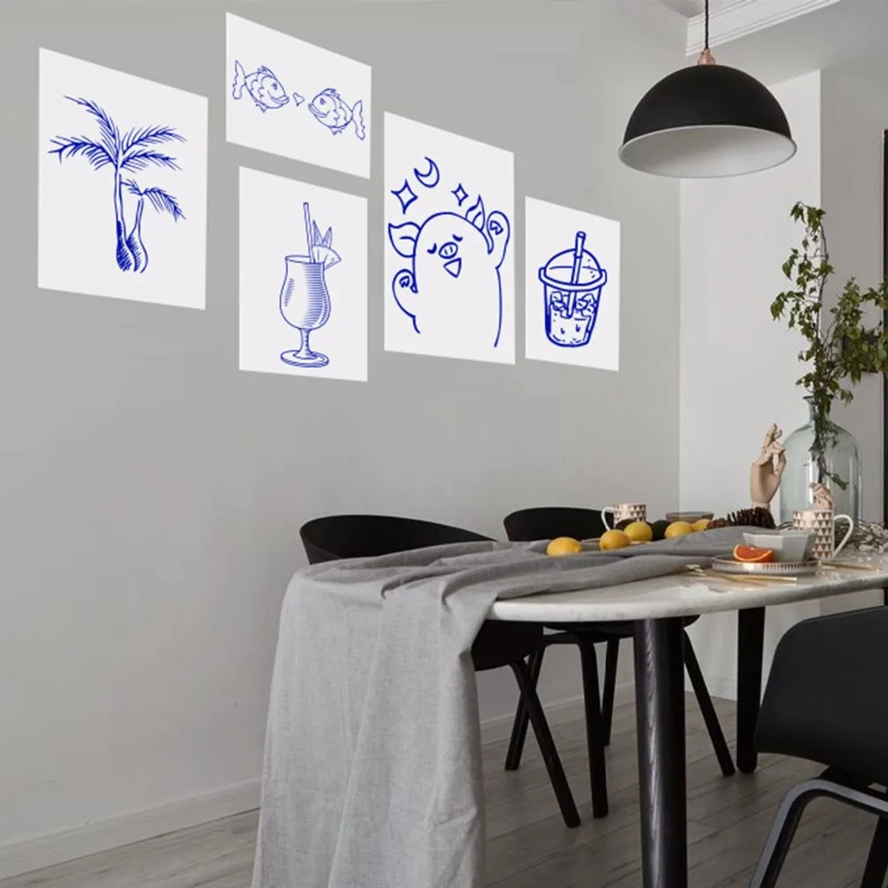 Whiteboard Sticker Dry Erase White Board Selfadhesive Writing Memo