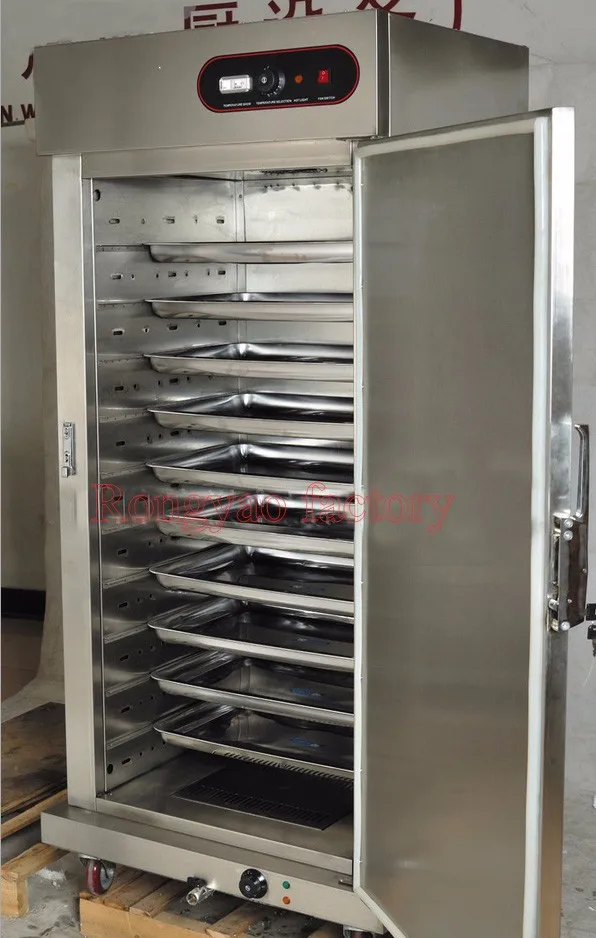 DH-11-21 Stainless Thermal Dining Car 1 Door Heat Circulation Insulation Diner Heating Cabinet Thermos Food Warmer Container