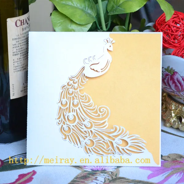 2017 White Gold Laser Cut Wedding Invitation Pea Cards With On The Cover 2017 White Gold Laser Cut Wedding Invitation Pea Cards With On The Cover