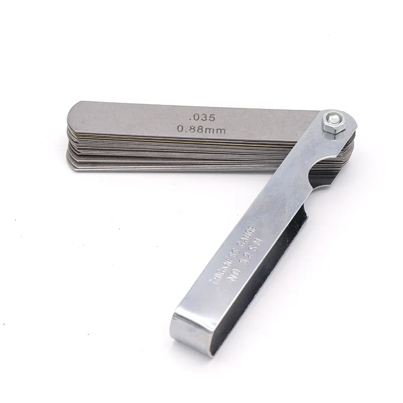 32pcs High Precision Stainless Steel Feeler Gauges Thickness Gauge