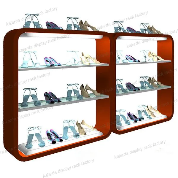 New Design Glass Shoe Rack Display For Shoe Showroom Buy Glass Shoe
