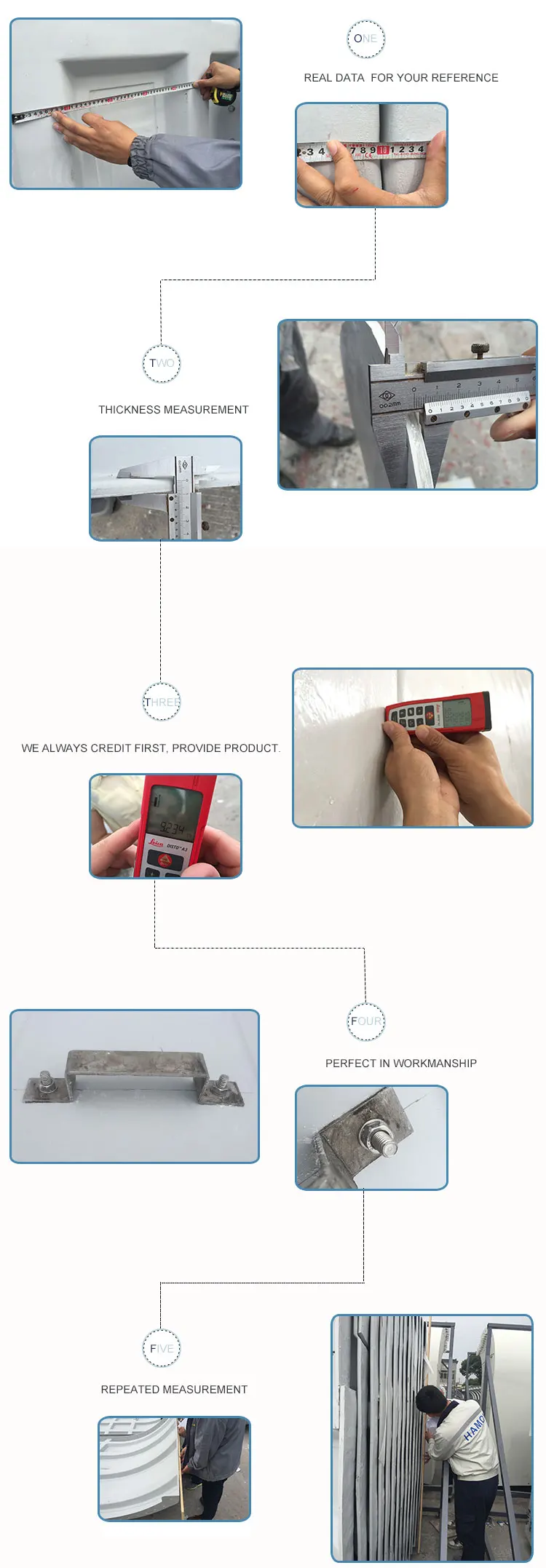Industrial Square Cooling Tower SMC Hand Lay up FRP Fan Stack Fan ...