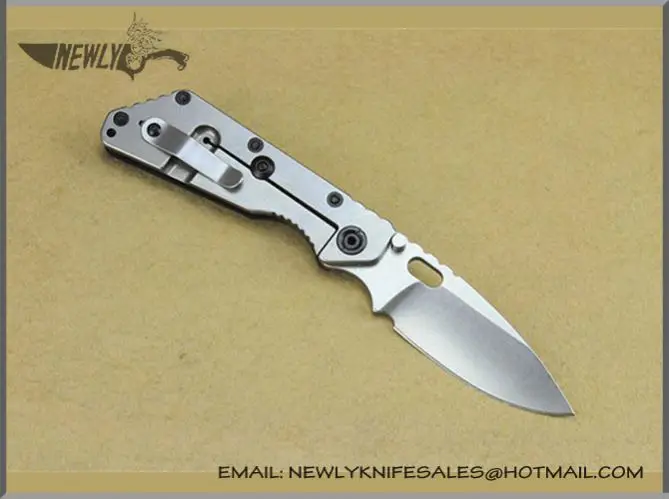 Custom Logo Training Knife Best 7-3/4 Aluminum Pocket Knife