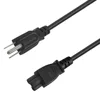 IEC-60320 IEC320 C5 to NEMA 5-15P Mickey Mouse Plug Ac Power Supply Cord AC Adapter Laptop Notebook Computer Charger Cable