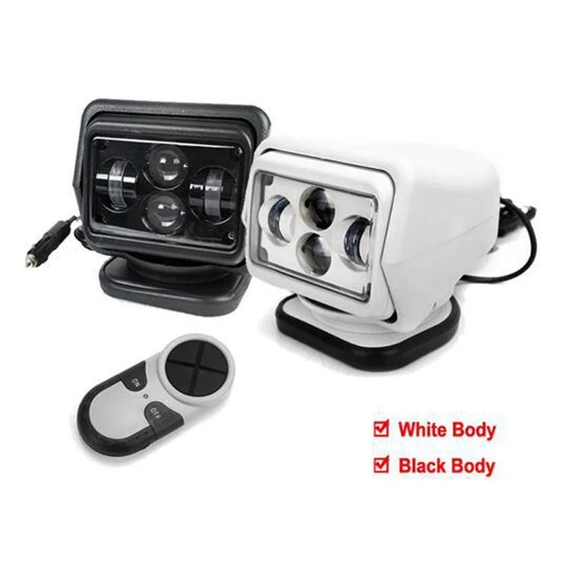 Super bright 7inch 60w 12v led searchlight remote control