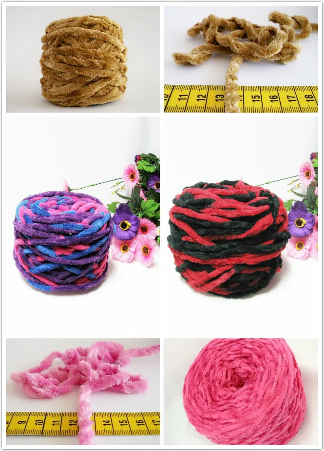 Space Dye Polyester Velvet Chenille Yarn For Knitting Scarf Buy Velvet Chenille Yarn,Chenille