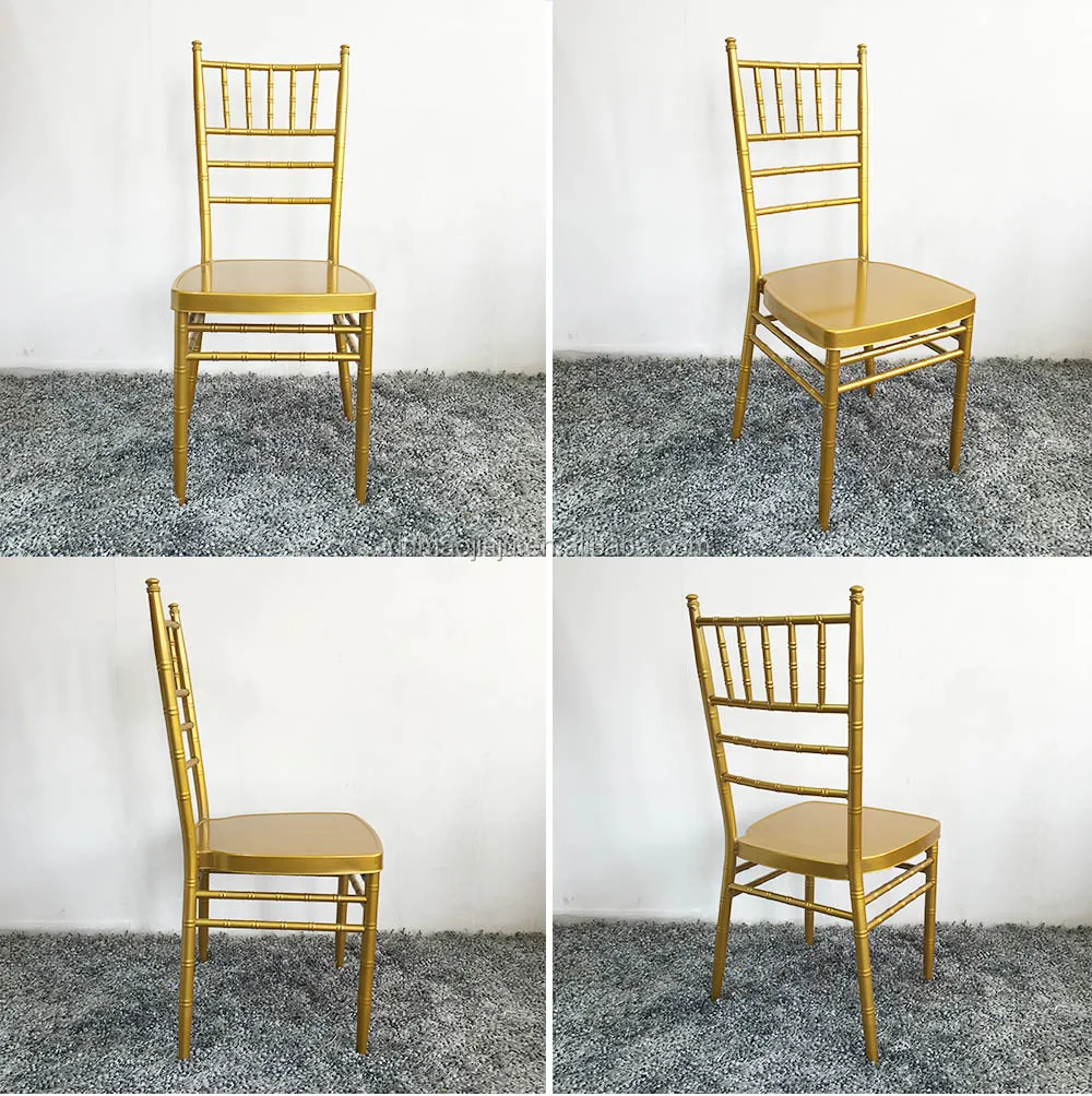 China Wholesale Stackable Golden Wedding Tiffany Chairs Chiavari Buy