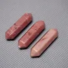 PM7205 Rhodonite Stone. Double Terminated Rhodonite Crystal Point