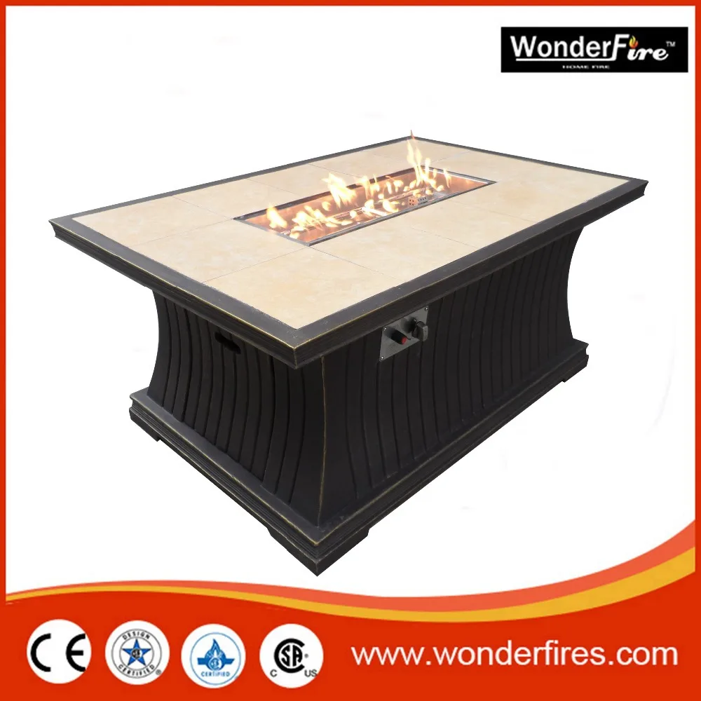 Square Magnesia Outdoor Gas Fire Pit/outdoor Fire Pits Buy Magnesia