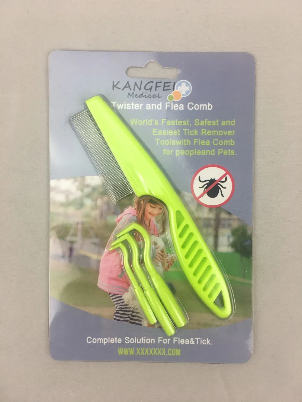 Kf 413 Best Pet Flea Comb With 3 Tick Remover Twister Tools Flea And