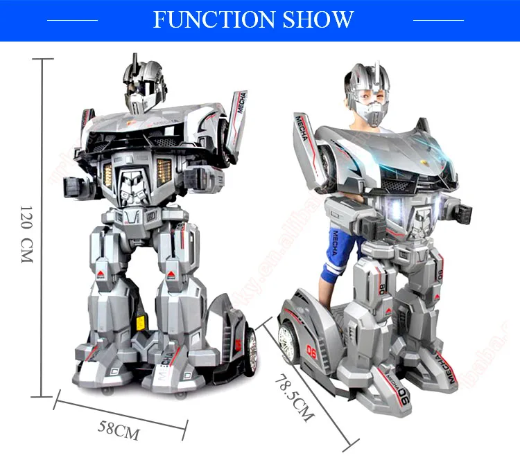 working robot rides
