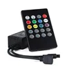 20 keys led music controller RF remoteled wireless rgb controller DC 12V-24V For RGB 5050 3528 smd LED Strip
