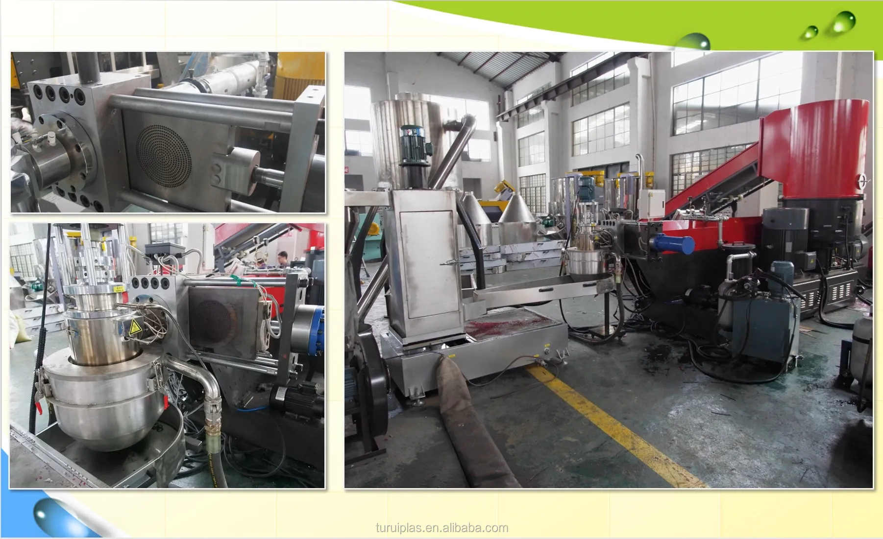 PP Woven Bags Washing Recycling Machine SJ160 Plastic Pellet Making Machine