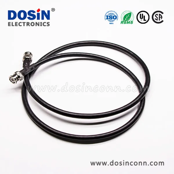 waterproof right angle bnc male PCB mount connector for tv antenna