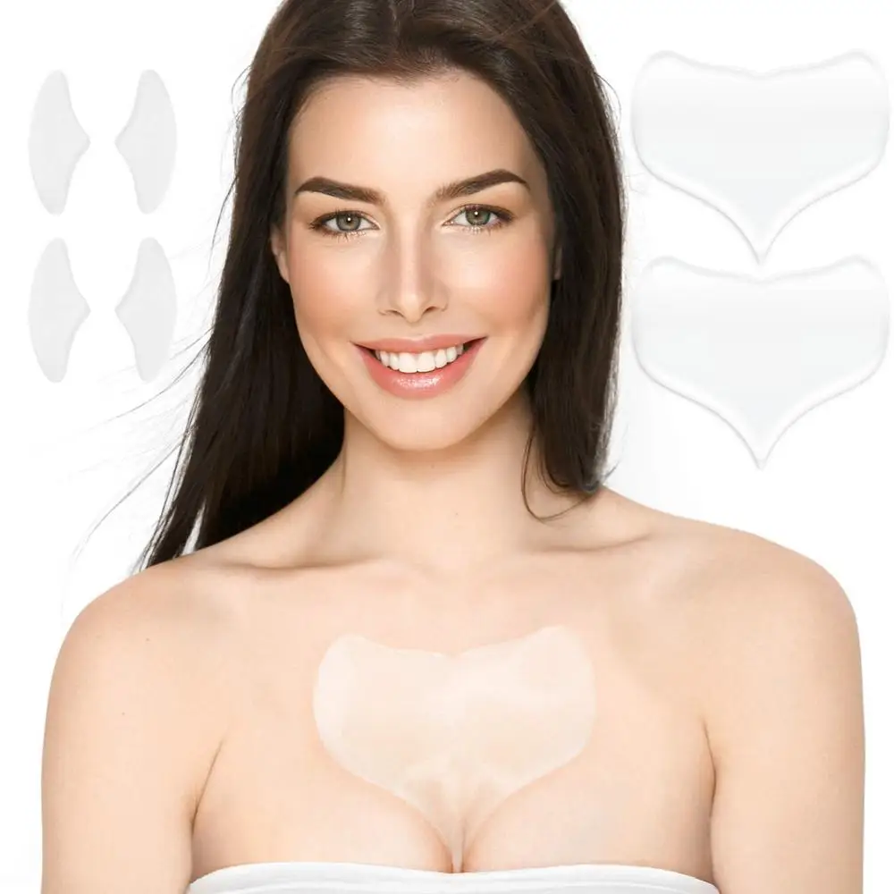 
Reusable Silicone Breast Chest Pads for Decollete and Cleavage Wrinkles Prevention Chest Wrinkles 