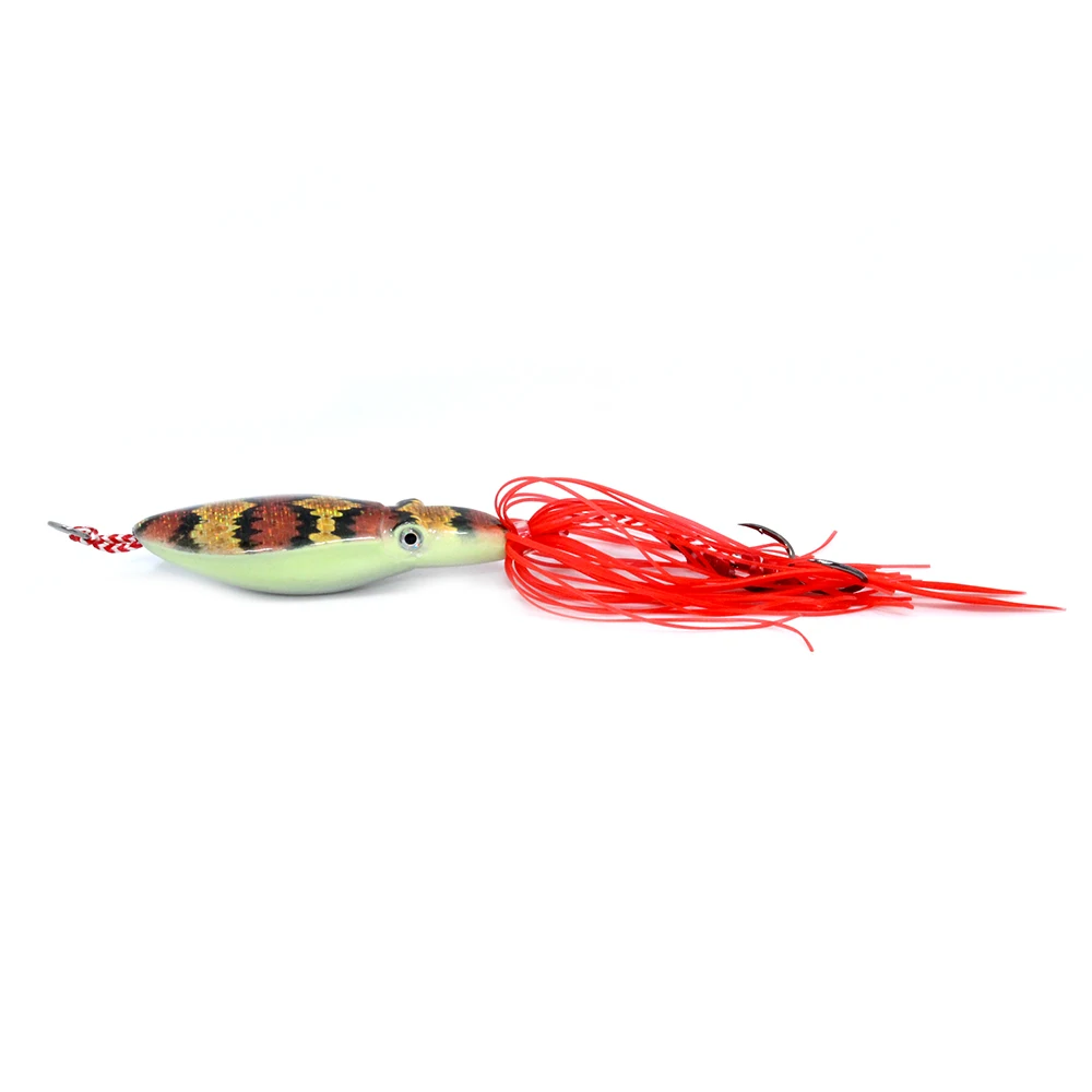 New Salt water me<em></em>tal Lead Head madai jig skirts lures slider snapper inchiku jig