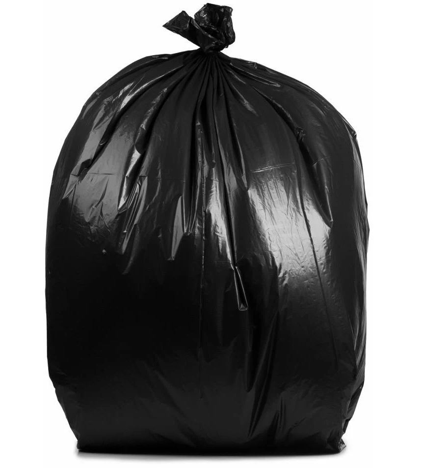 industry use refuse sack black plastic bags