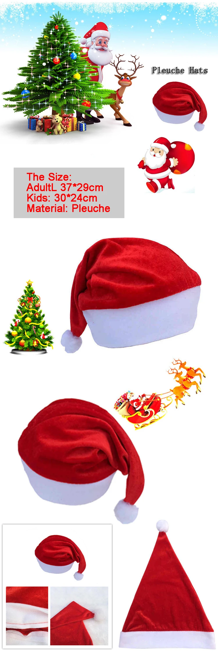 厚手のぬいぐるみサンタ帽子プロモーションクリスマスサンタクロース帽子 Buy サンタクロース帽子 青サンタ帽子 面白いクリスマス帽子 Product On Alibaba Com