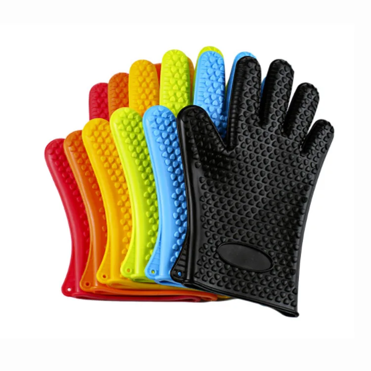 Amazon Hot Selling Silicone Heat Resistant Gloves
