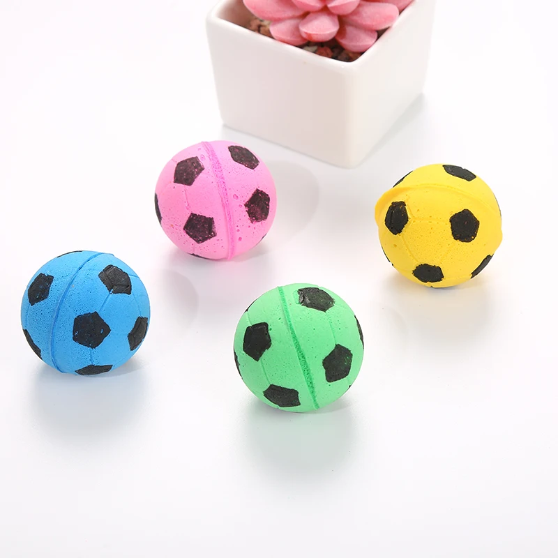 Wholesale Color Assorted Latex Football Sponge Foam Balls Cats Toys ...