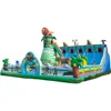 Commercial Animal Zoo Children Inflatable Bouncer Kids Bouncy Castle Slide With Blower
